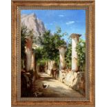 Carl Frederic Aagaard "Italy" Oil Painting