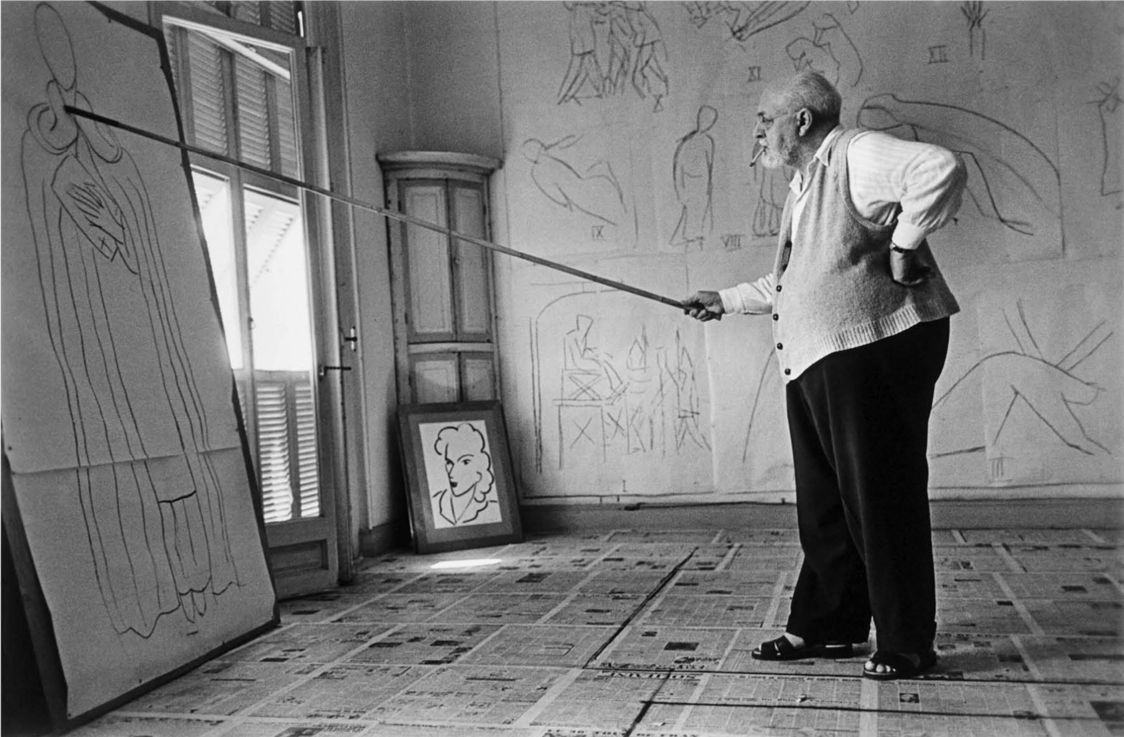 Robert Capa "Henri Matisse, Nice, France, 1949" Photo Print