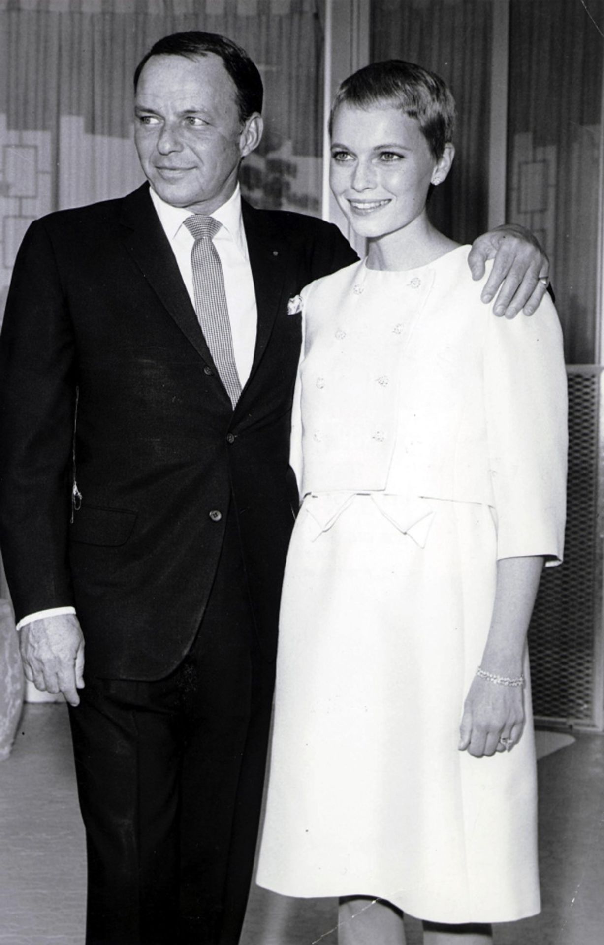 Frank Sinatra with Mia Farrow, Wedding, Photo-Print
