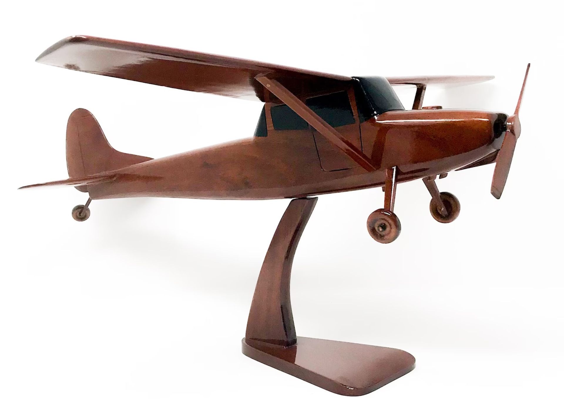 Cessna O-1 Bird Dog Wooden Scale Desk Display Model - Bild 4 aus 5