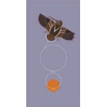 Charley Harper "Amorously Airborne" 2010 Lithograph