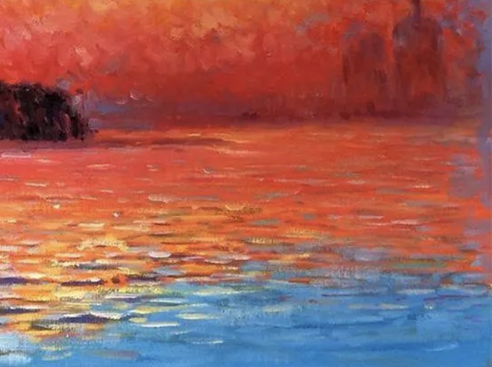 Claude Monet "San Giorgio Maggiore by Twilight, 1908" Oil Painting - Image 5 of 5