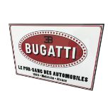 Bugatti Aluminum Garage Wall Display