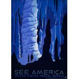 "See America, United States Travel Bureau" Poster