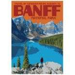 Banff National Park Travel Poster
