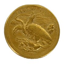Agrigentum Tetradrachm Sicily 409BC 24k Coin