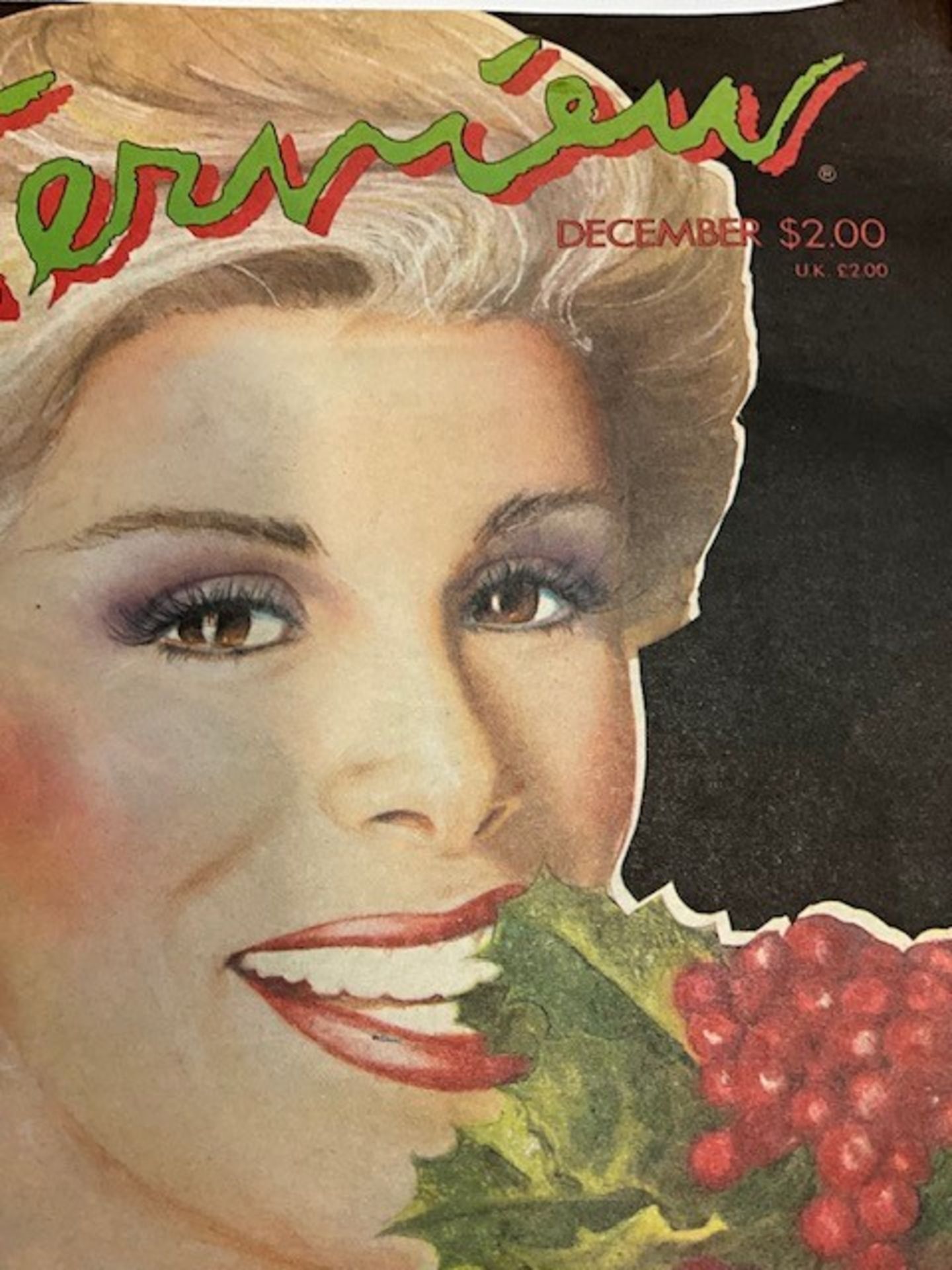 Andy Warhol" JOAN RIVERS" Hand Signed Interview Magazine Cover - Image 5 of 6
