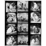 Margaret Bourke White "India Migration during Hindu-Muslim Conflict" Contact Sheet