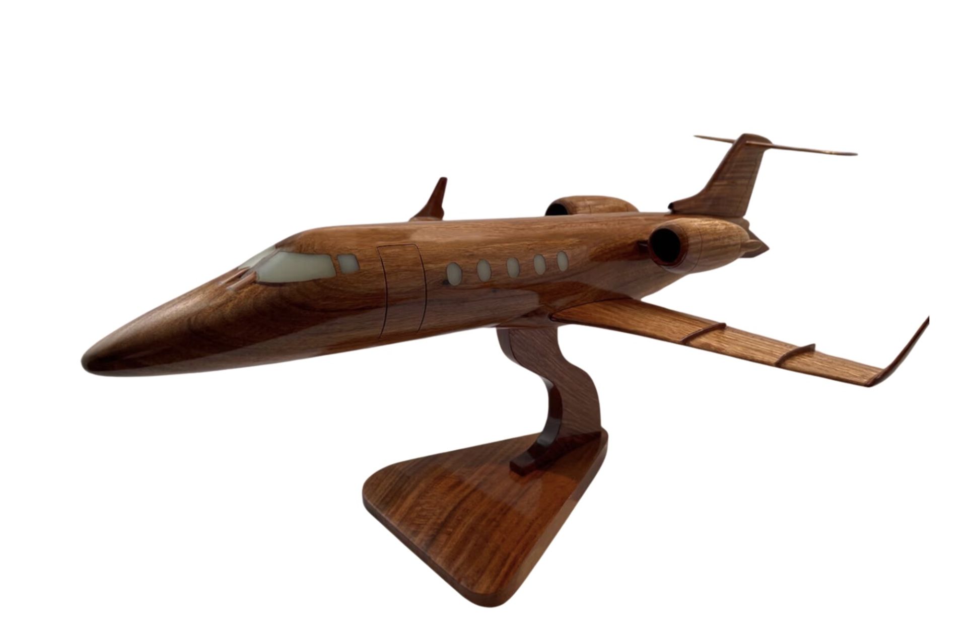 Lear Jet 60 Wooden Scale Desk Model - Image 2 of 9