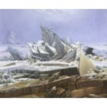 Caspar David Friedrich "The Sea of Ice, 1823" Oil Painting