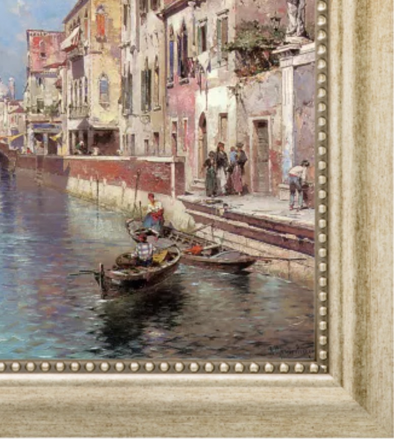 Franz Richard Unterberger "Venice" Oil Painting - Image 2 of 5