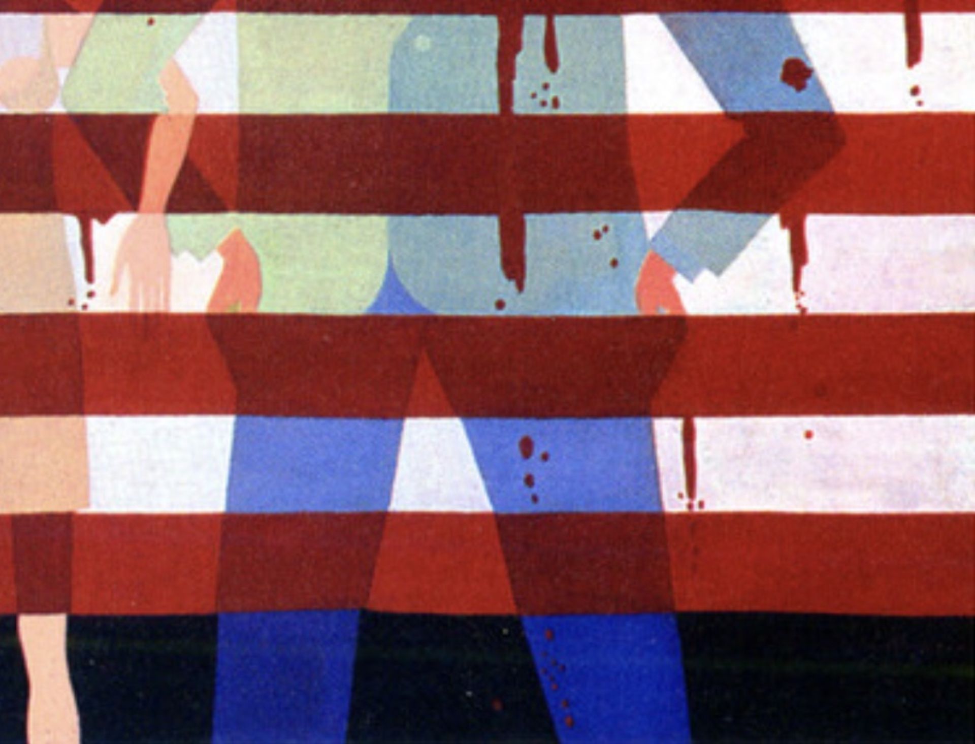 Faith Ringgold "The Flag is Bleeding, 1963" Offset Lithograph - Image 2 of 5