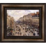 Camille Pissarro "Boulevard Montmarte" Oil Painting
