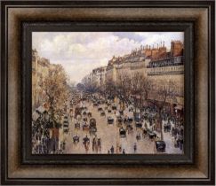 Camille Pissarro "Boulevard Montmarte" Oil Painting