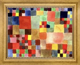 Paul Klee "Flora on Sand" Oil Painting