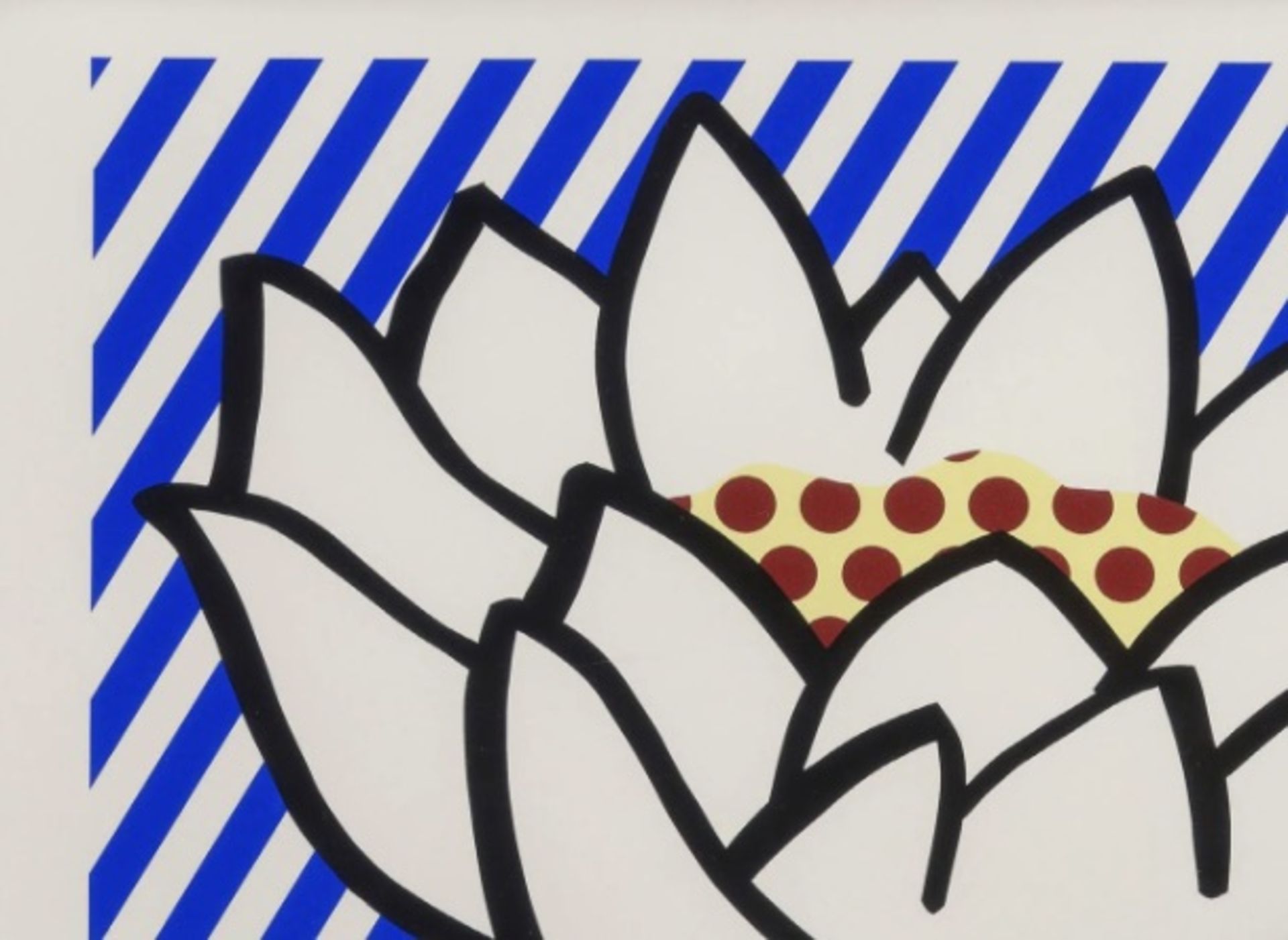 Roy Lichtenstein "Water Lily, 1993" Plate Signed Offset Lithograph - Image 3 of 5