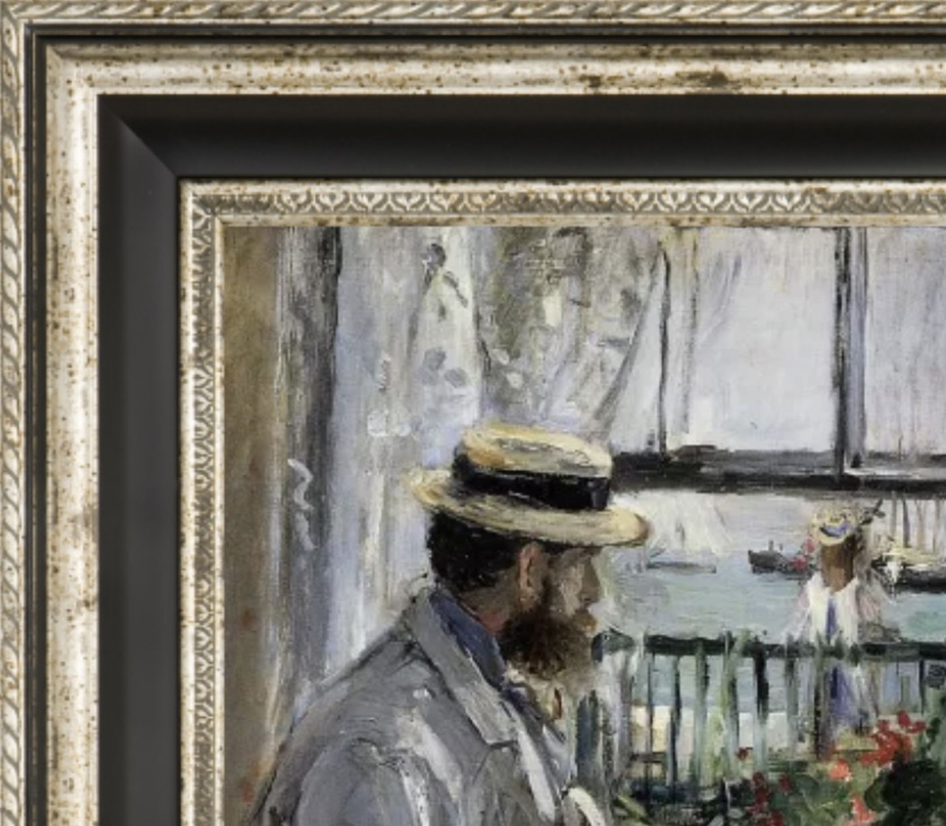 Berthe Morisot "Eugene Manet, Isle of Wight" Oil Painting - Bild 3 aus 5