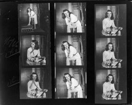 Alfred Eisenstaedt "Katharine Hepburn" Contact Sheet