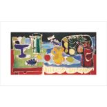 Patrick Heron "The Long Table with Fruit, 1949" Offset Lithograph