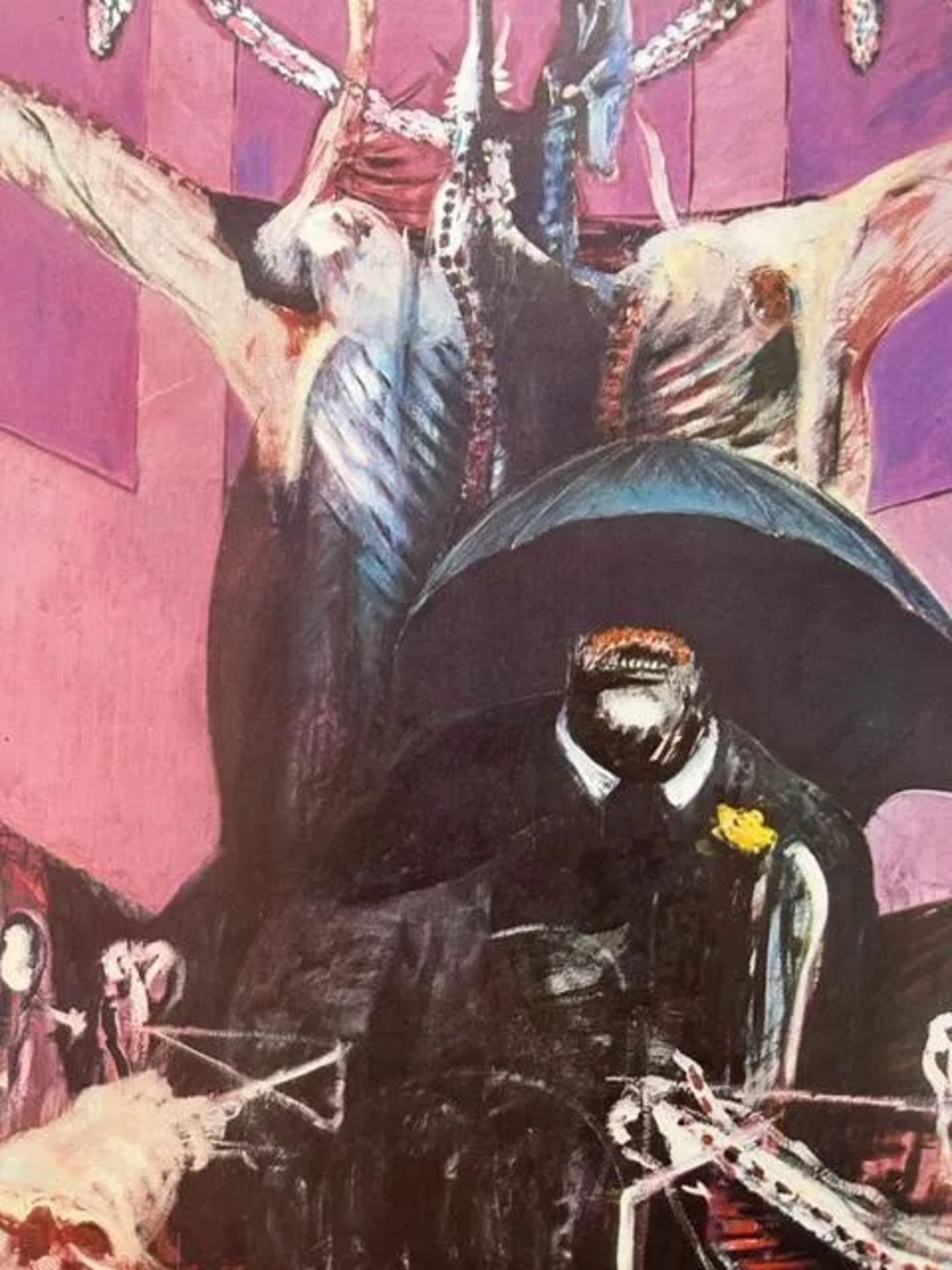Francis Bacon "Pink Crucifiction" Print - Image 3 of 6