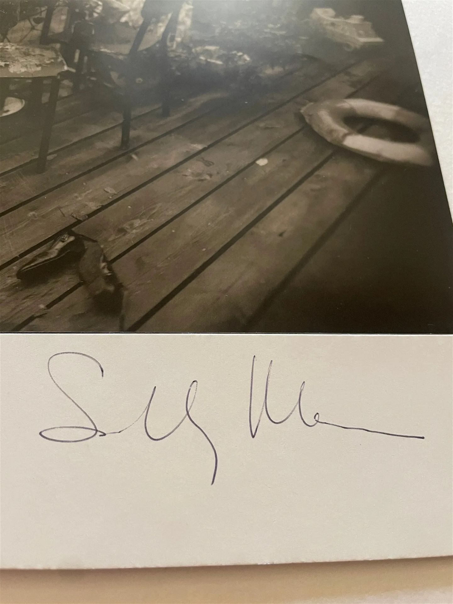 Sally Mann Signed "Blowing Bubbles, 1987" Print - Image 5 of 5