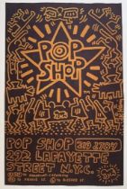 Keith Haring (Pop Shop) Offset Lithograph