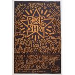 Keith Haring (Pop Shop) Offset Lithograph