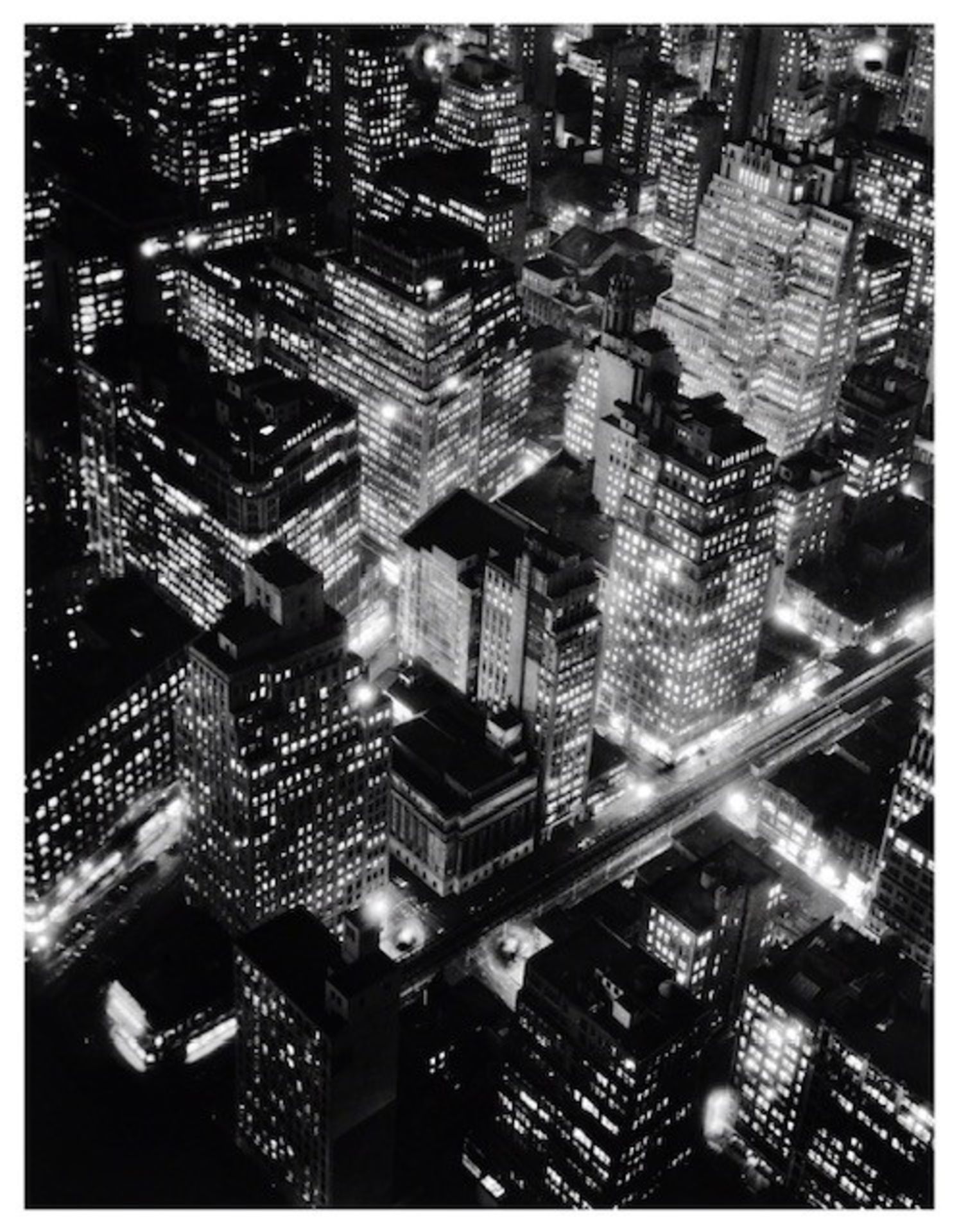 Berenice Abbott (American 1898-1991) New York at Night