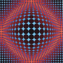 Victor Vasarely "Untitled" Offset Lithograph