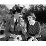 Clark Gable and Claudette Colbert "It Happened One Night, 1934" Print