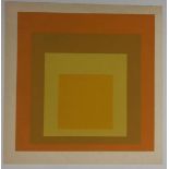 Joseph Albers-Homage to the Square Silkscreen 1968