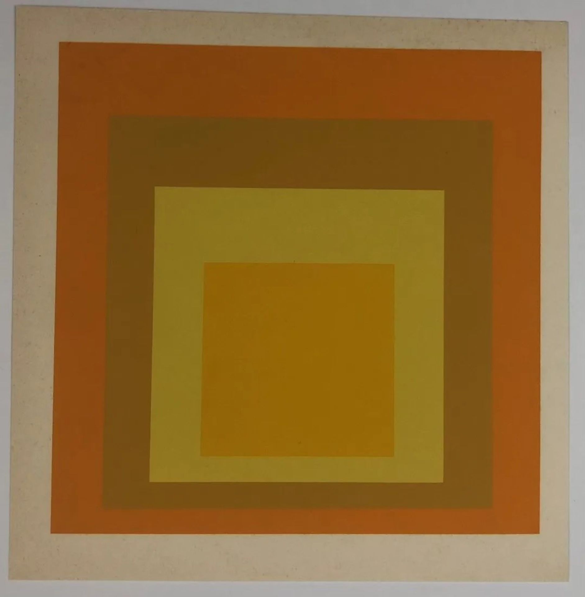 Joseph Albers-Homage to the Square Silkscreen 1968