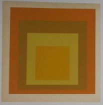 Joseph Albers-Homage to the Square Silkscreen 1968