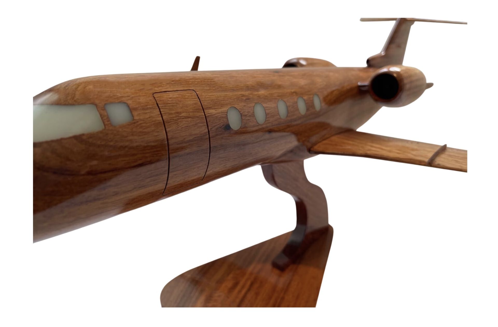 Lear Jet 60 Wooden Scale Desk Model - Image 3 of 9