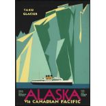 Alaska, Canadian Pacific Travel Poster