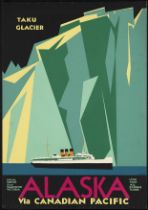 Alaska, Canadian Pacific Travel Poster