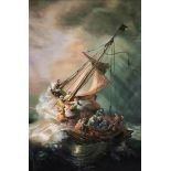 Rembrandt Harmenszoon van Rijn "The Storm on the Sea of Galilee" Oil Painting