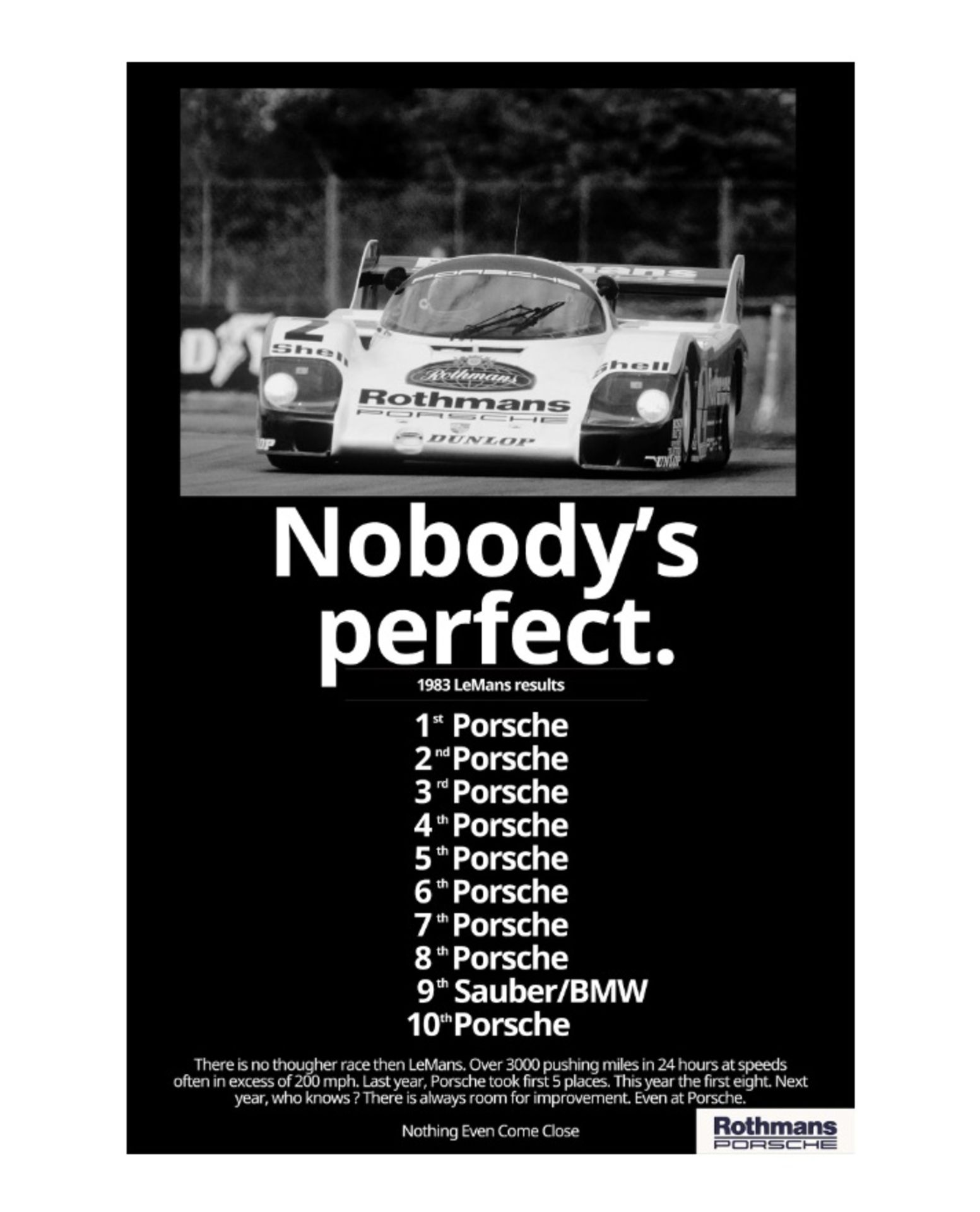 Porsche 917, Le Mans Advertisement
