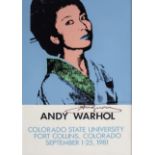 Andy Warhol "Kimiko Powers" Offset Lithograph