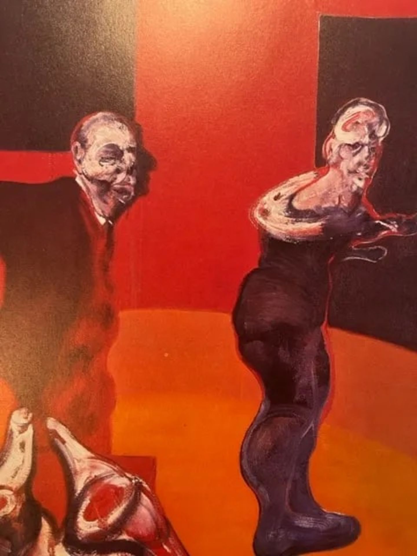 Francis Bacon "Three Studies for a Crucifixion" Print - Image 3 of 6