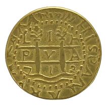 Spanish Cob, Escude Lima Peru 1712 Coin