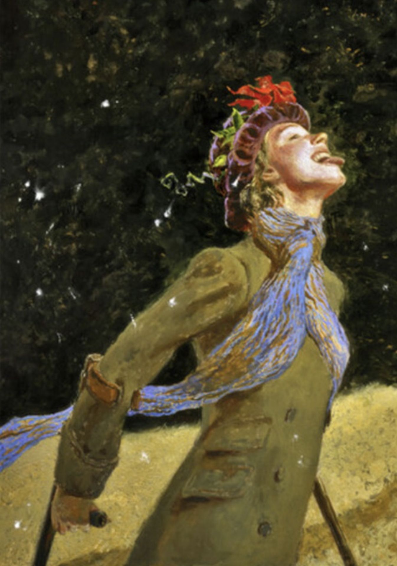 Jamie Wyeth "Catching Snowflakes, 2004" Offset Lithograph - Image 4 of 5