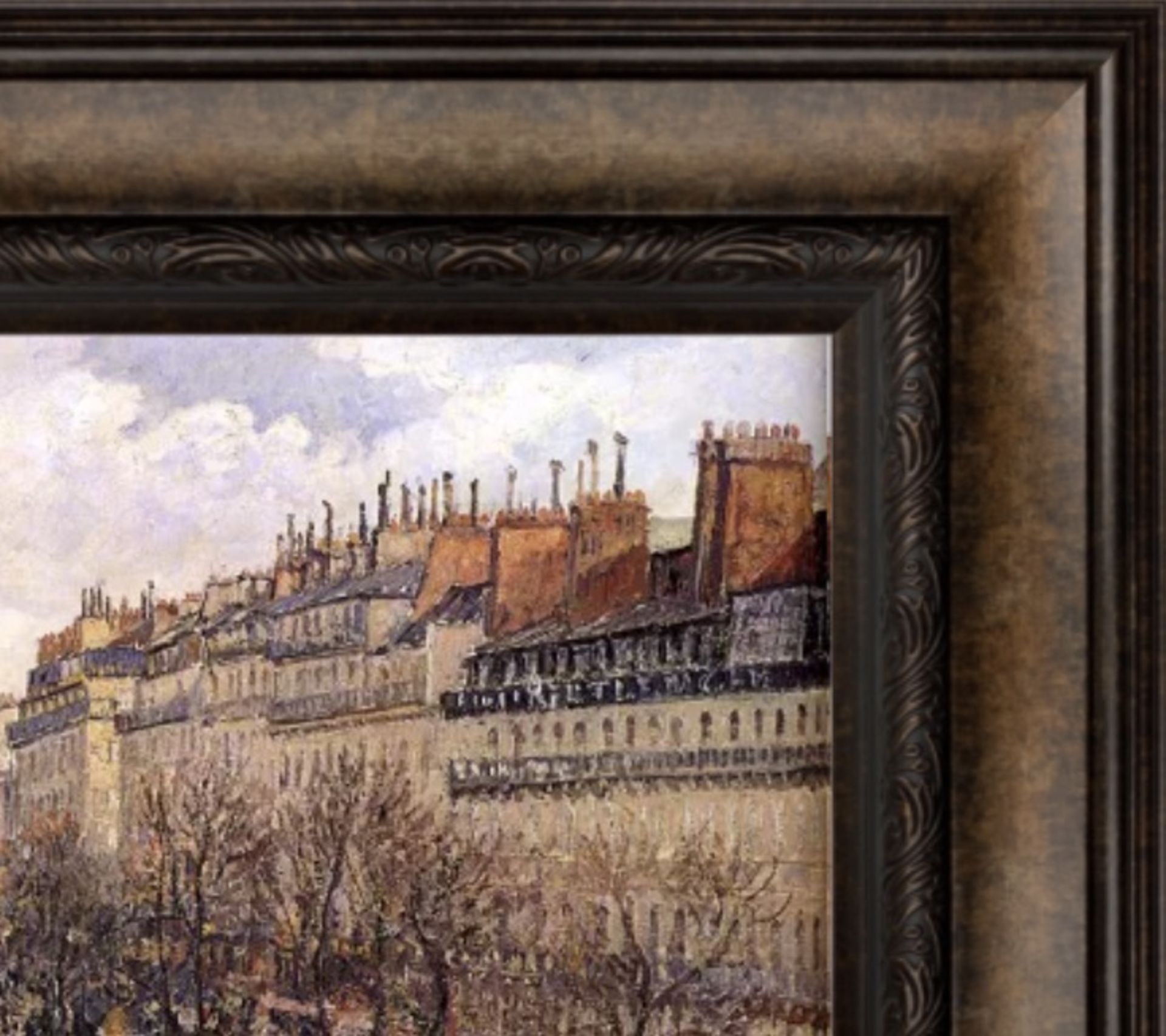 Camille Pissarro "Boulevard Montmarte" Oil Painting - Bild 4 aus 5