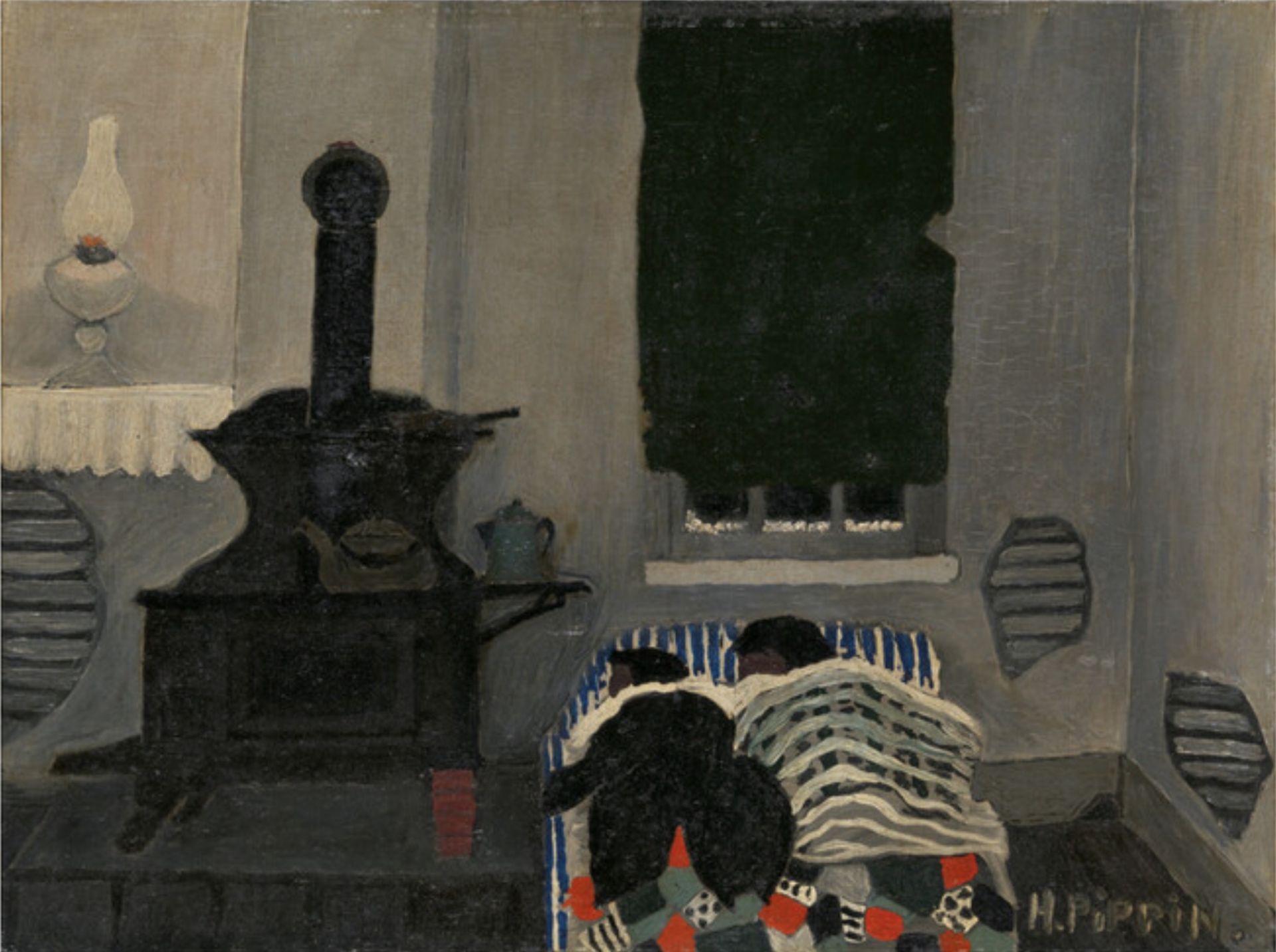 Horace Pippin "Asleep, 1943" Offset Lithograph