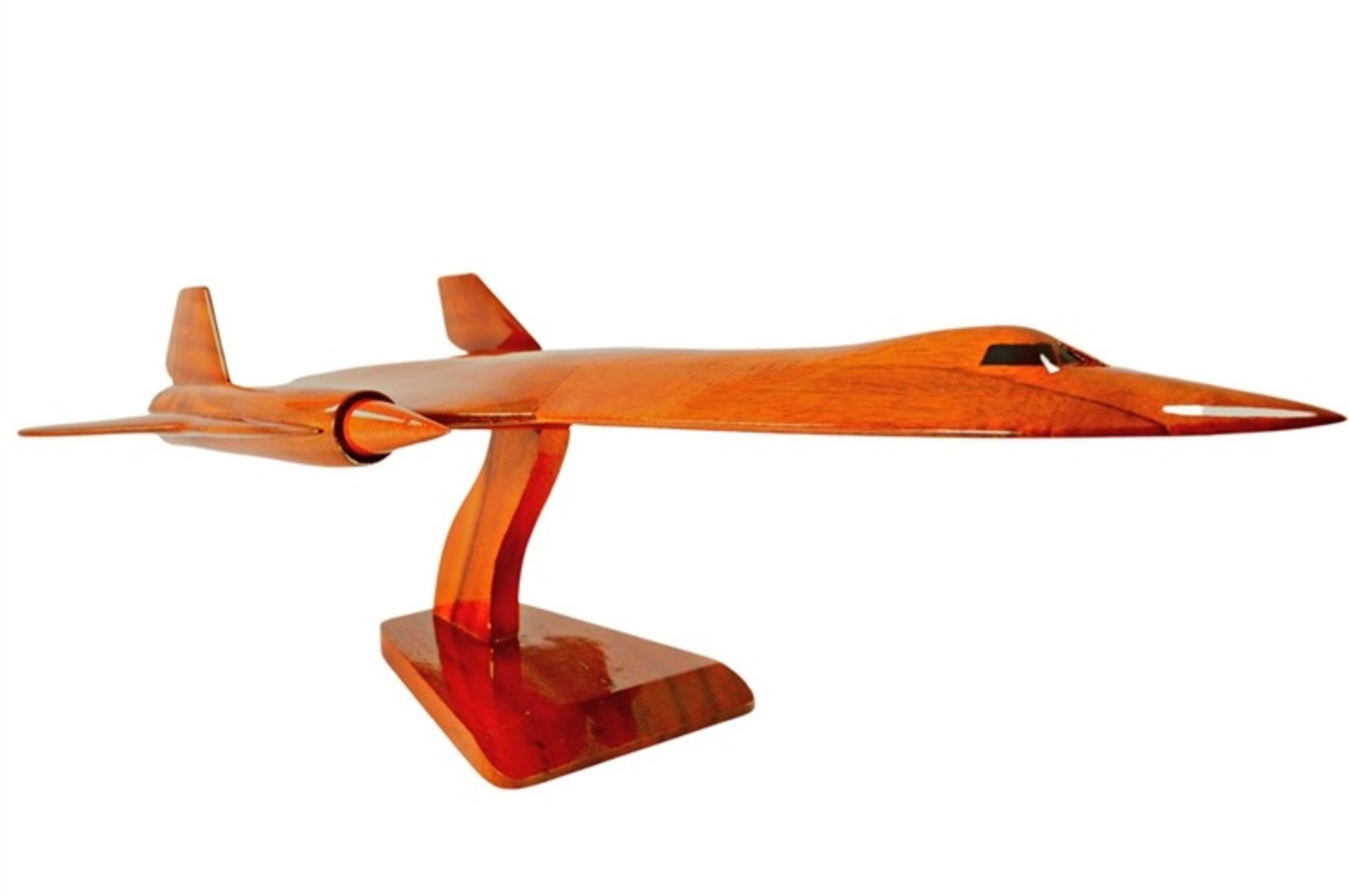 SR71 Blackbird Wooden Scale Desk Display - Bild 2 aus 4