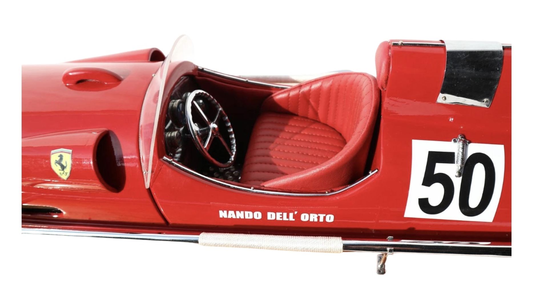 Ferrari Hydroplane "Arno XI" Wooden Scale Desk Model Display - Bild 5 aus 9