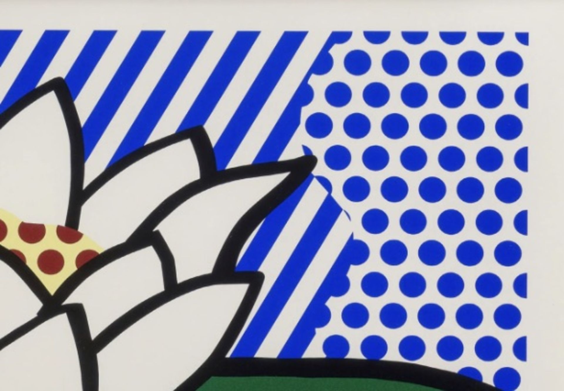 Roy Lichtenstein "Water Lily, 1993" Plate Signed Offset Lithograph - Image 4 of 5