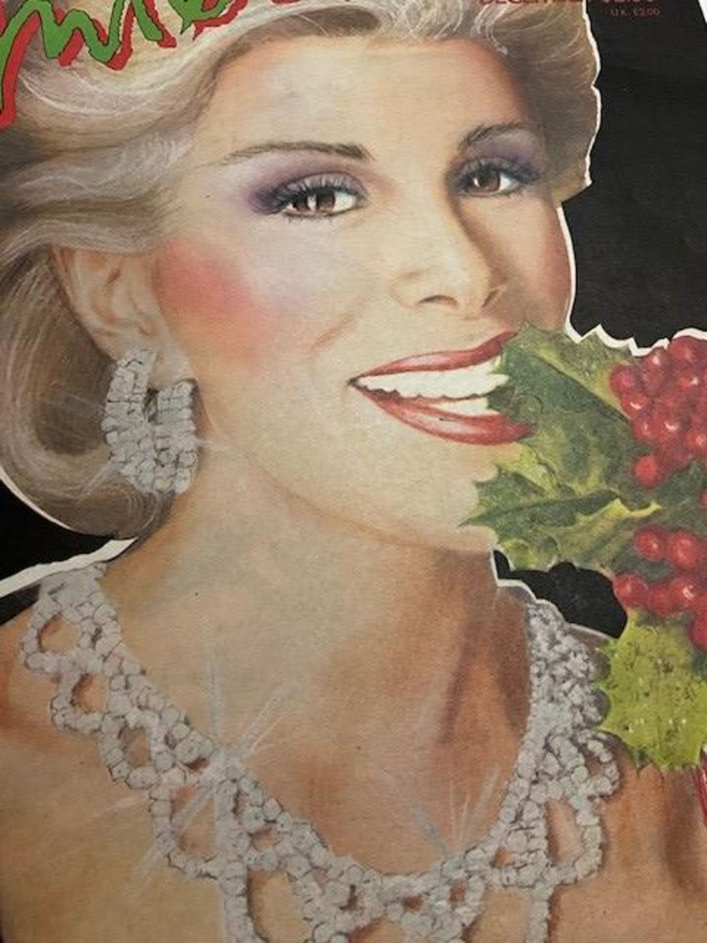 Andy Warhol" JOAN RIVERS" Hand Signed Interview Magazine Cover - Image 2 of 6