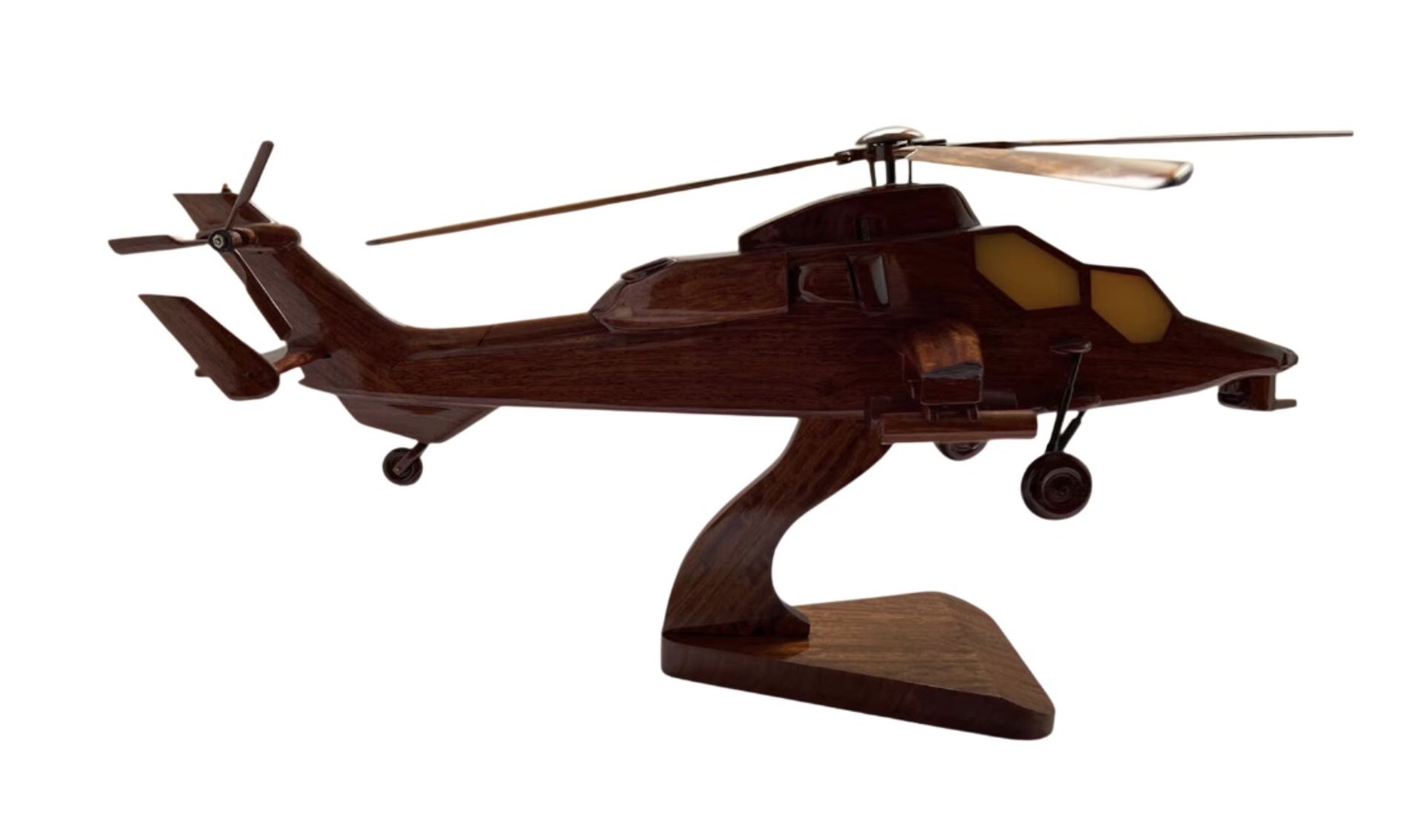Eurocopter / Airbus Tiger Wooden Scale Desk Display Model - Image 6 of 7
