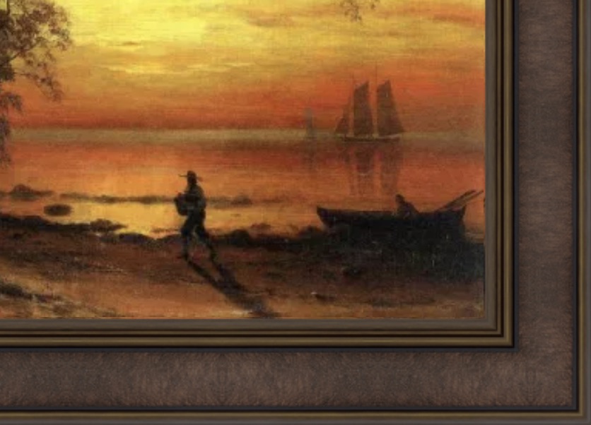 Albert Bierstadt "Island of New Providence" Oil Painting - Image 2 of 5